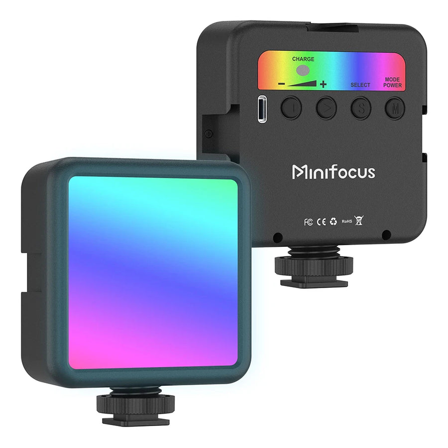 Mini panel LED RGB de bolsillo para cámara, móvil y GoPro