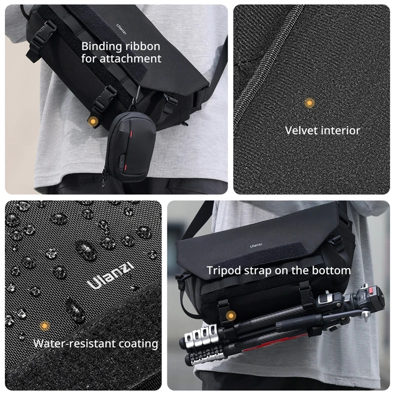 Ulanzi BC08 Sling Bag: Waterproof Photography Shoulder Bag - Visión Creativa