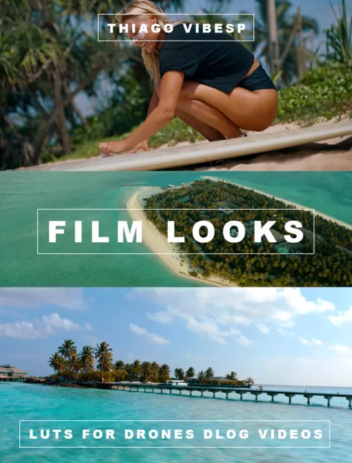 Film Looks — 4 LUTs cinematográficos para drones DJI en D-LOG