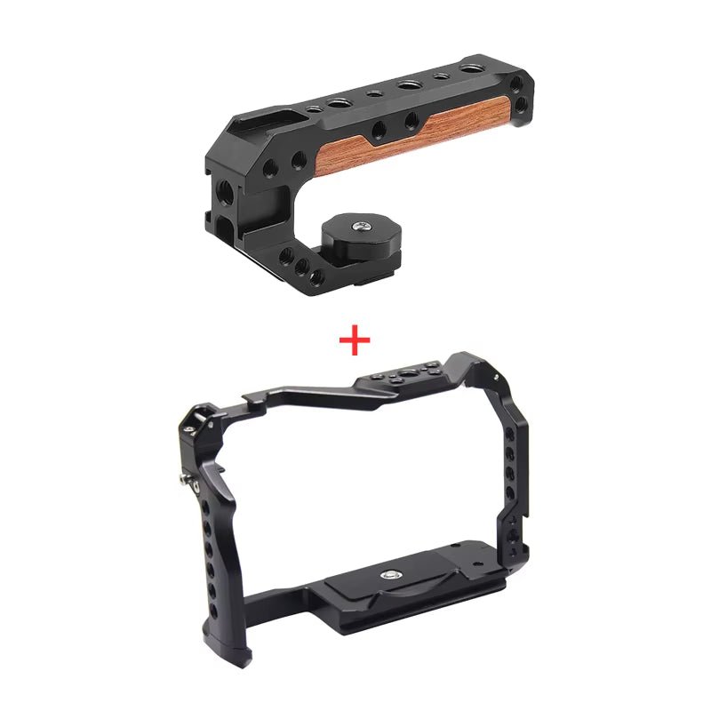 For Canon EOS R8 Camera Cage Rig Kit Top Handle Grip Cold Shoe Mount ARRI 3/8