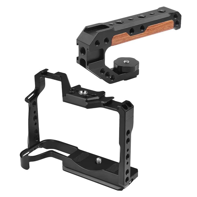 For Canon EOS R8 Camera Cage Rig Kit Top Handle Grip Cold Shoe Mount ARRI 3/8