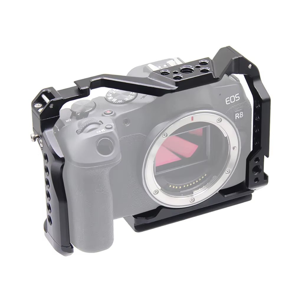 For Canon EOS R8 Camera Cage Rig Kit Top Handle Grip Cold Shoe Mount ARRI 3/8