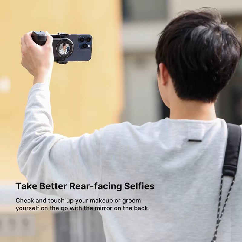 MA35 Magsafe Smartphone Camera Shutter Grip Bluetooth Selfie Handle as Camera Photo Stabilizer Vertical Horizontal Shoot - Visión Creativa