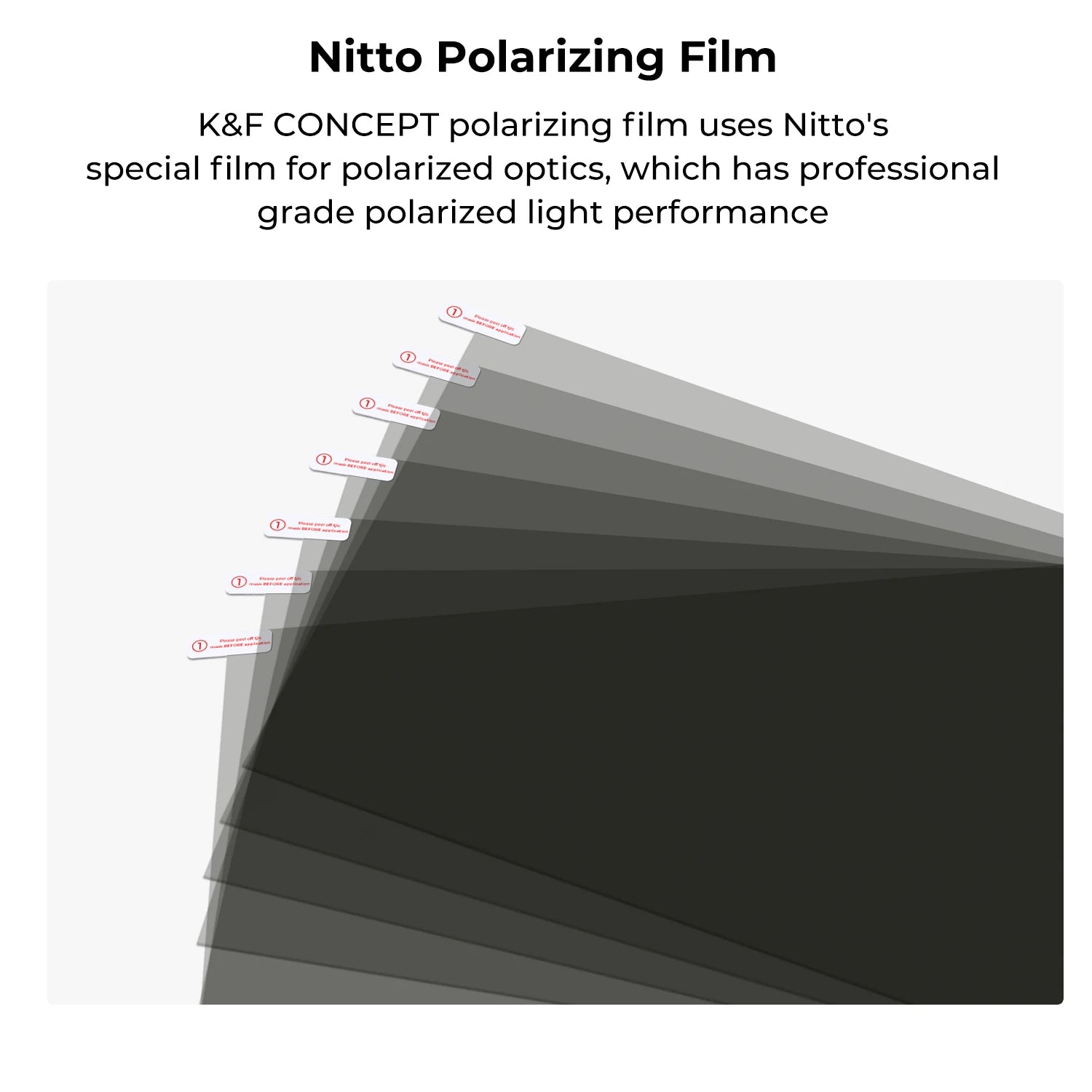Professional Polarized Film 7.8*11.8 Inches High Contrast Linear Optical Film with Film Scraper Cloth Set for Screen - Visión Creativa