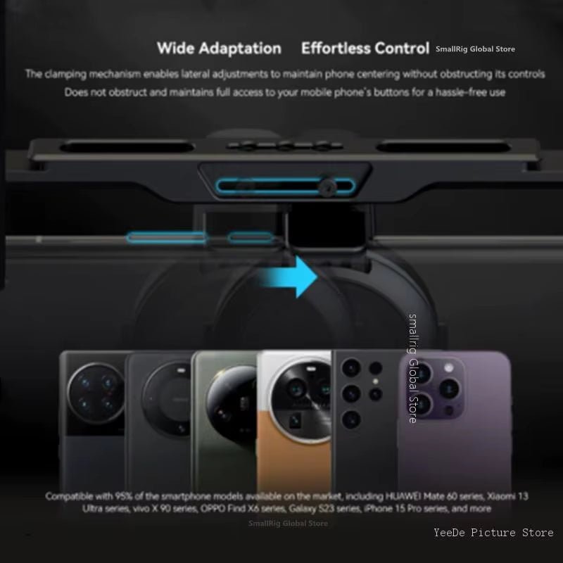 Universal Quick Release Mobile Phone Cage Quick Release Adaptor for Iphone 15 Pro Huawei Mate 60 Phone 4299 - Visión Creativa