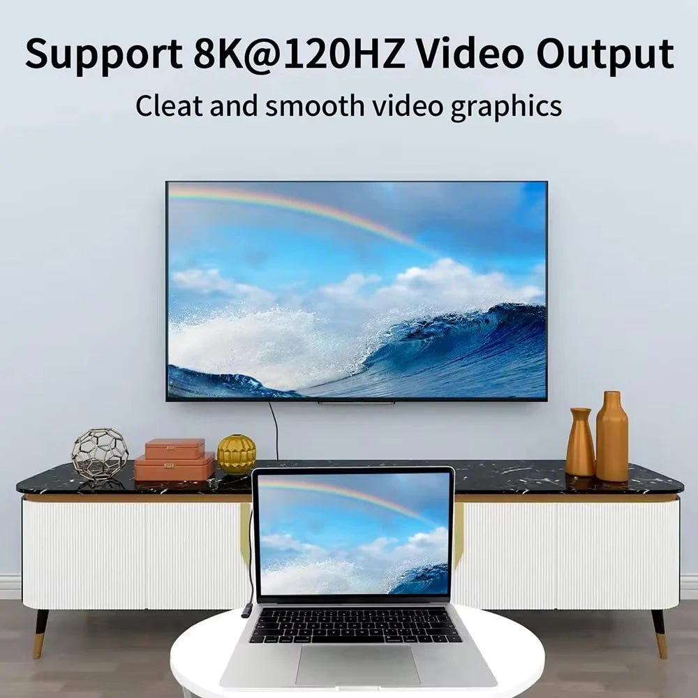 Thunderbolt3 Type C Female-Female Coupler Adapter - Super Fast 40Gbps Data Transfer - Visión Creativa