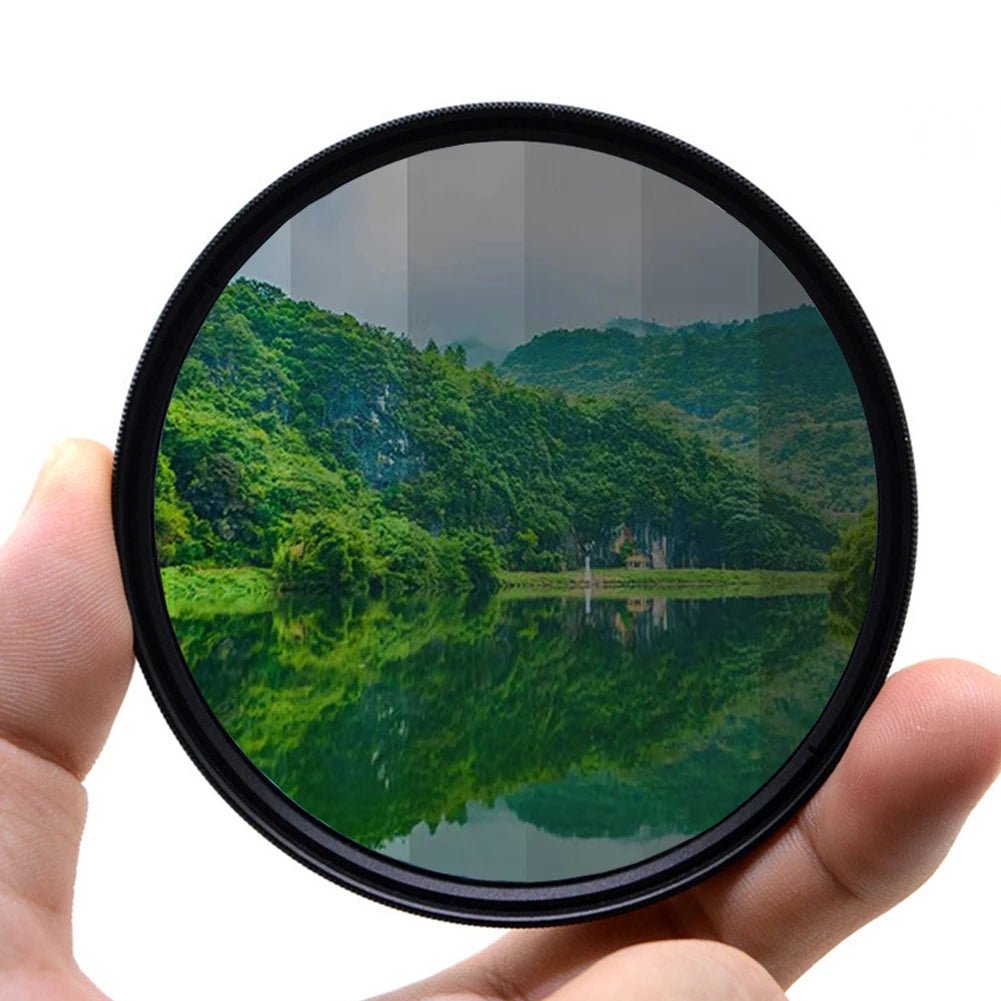 Variable ND Filter for Camera Adjustable Neutral Density Lens Filter (ND2-ND400) - 37 40.5 43 46 49 52 55 58 62 67 72 77 82 Mm - Visión Creativa