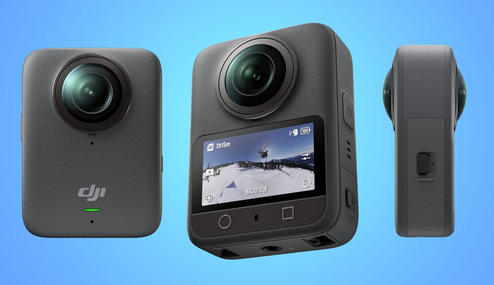 DJI Osmo 360: 8K 360° Camera with 1/1.1″ Sensors, 4K120 Single-Lens Mode, and Extended Recording. - Visión Creativa