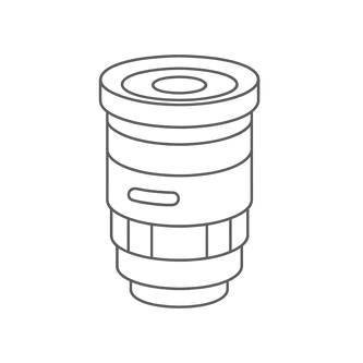 Professional camera lenses: wide-angle, telephoto, zoom, and prime options for photo and video creators.