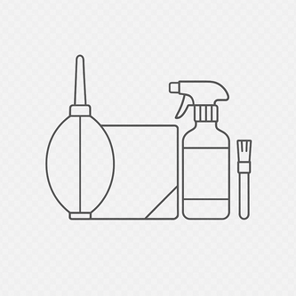Cleaning and maintenance kits for cameras and lenses. Keep your gear dust-free, protected, and ready for every shoot.