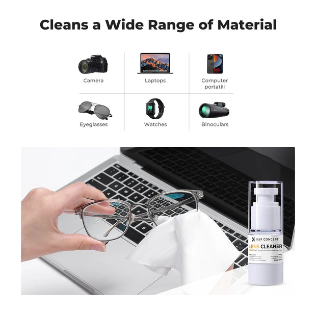 15ML Professional Camera Lens Cleaning Liquid - Multi-Purpose Cleaner - Visión Creativa 