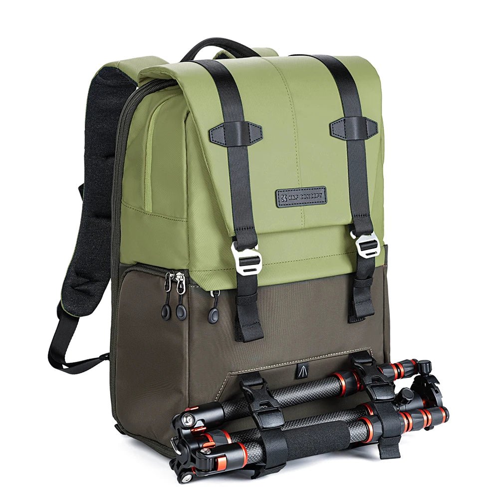 20L Camera Backpack Large Capacity Lightweight Outdoor Travel Photography Bags with Rain Cover for 15.6 Inch Laptop - Visión Creativa 