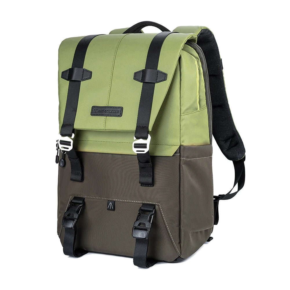 20L Camera Backpack Large Capacity Lightweight Outdoor Travel Photography Bags with Rain Cover for 15.6 Inch Laptop - Visión Creativa 