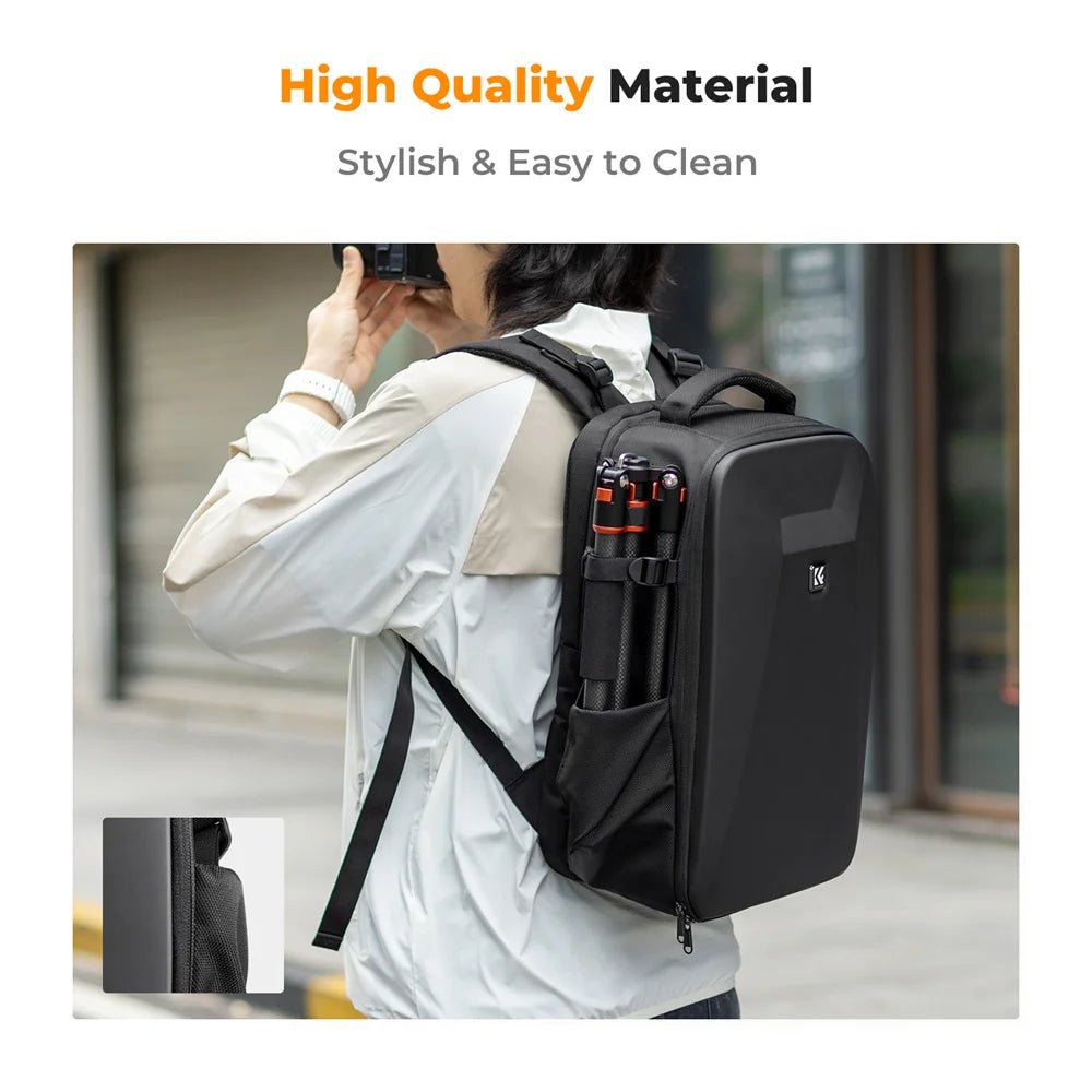 22L Camera Bag Large Capacity Travel Photography Backpack Waterproof Men'S Backpack Bag DSLR/SLR Camera Rain Cover - Visión Creativa