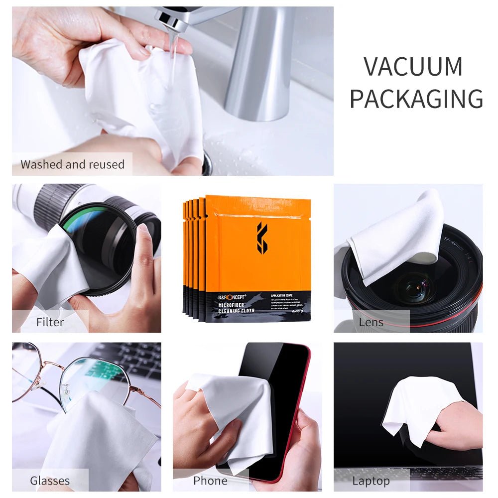 23 in 1 Camera Cleaning Suit Kit with Blue Waterproof Bag for APS - C Frame DSLR /Full Frame SLR Camera Lens - Visión Creativa