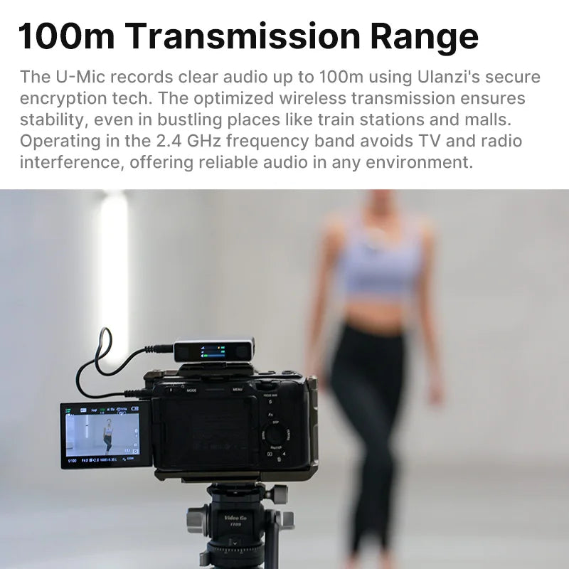 Ulanzi U-Mic: Wireless Stereo Lavalier Mic for Interviews, Vlogs & Gaming microphones