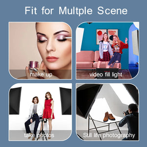 Kit de Iluminación Softbox con Trípode y Casquillo E27 – Luz Continua para Estudio de Foto y Vídeo – vista 3