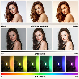 Mini Panel LED RGB de Bolsillo – Luz de Relleno Portátil para Cámara, Móvil, GoPro y Vlog – vista 2