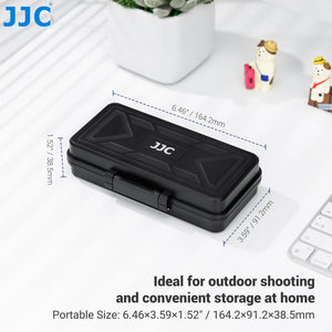 Estuche Organizador JJC para Tarjetas SD, CFexpress, XQD y Baterías de Cámara – Almacenamiento Rígido Profesional – vista 2