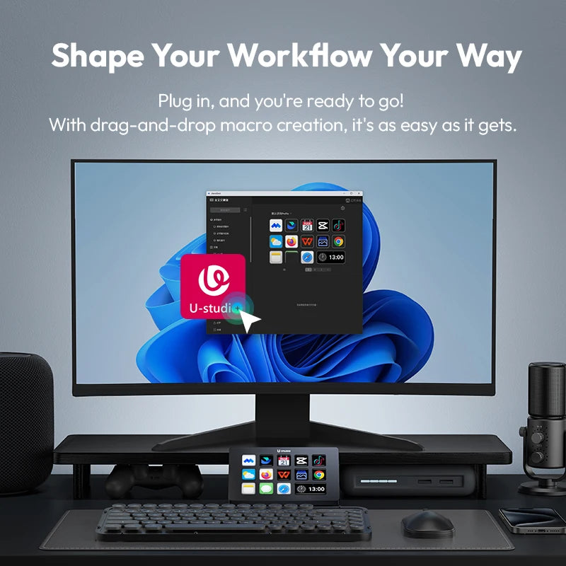 Ulanzi D200 Stream Deck: Ultimate Gaming/Office/Livestream Console - Visión Creativa