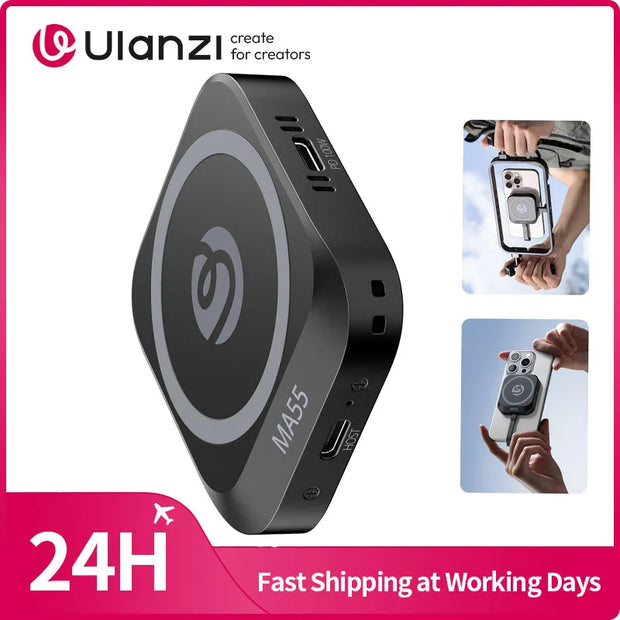 Ulanzi MA35 Magnetic 2TB SSD Enclosure - 10Gbps 4K Prores + Fan - Visión Creativa 