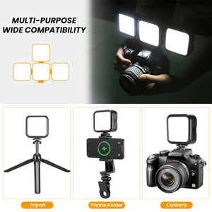 Mini Panel LED RGB de Bolsillo – Luz de Relleno Portátil para Cámara, Móvil, GoPro y Vlog – vista 5