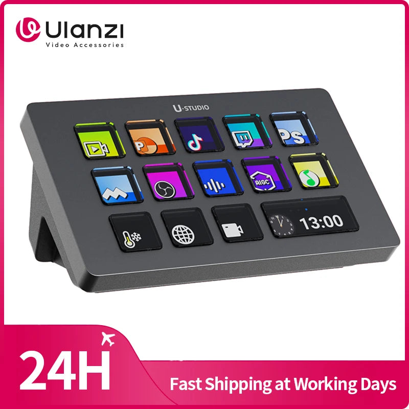 Ulanzi D200 Stream Deck: Ultimate Gaming/Office/Livestream Console - Visión Creativa