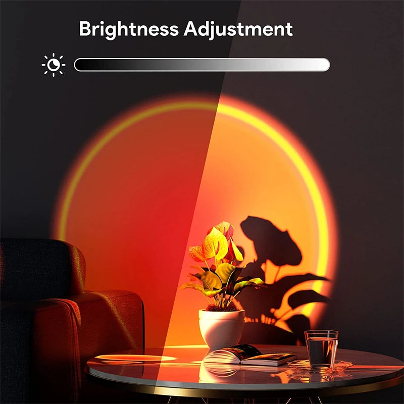 16 Colors RGB USB Sunset Light Mobile Phone Self Photography Light LED 