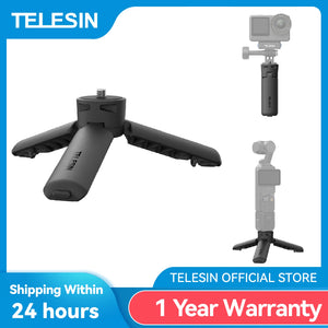 TELESIN Mini Trípode y Empuñadura con Liberación Rápida – Para GoPro, Insta360 y DJI Osmo Action (Rosca 1/4") – vista 1