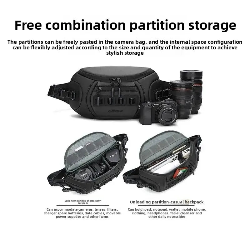 Camera Bags, Multi-Functional Crossbody Bags, Portable Waterproof Single-Shoulder Bags for Travel and Outdoor Use, Postman Bags