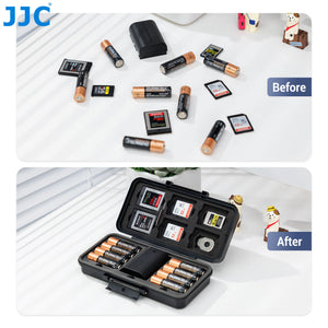Estuche Organizador JJC para Tarjetas SD, CFexpress, XQD y Baterías de Cámara – Almacenamiento Rígido Profesional – vista 5