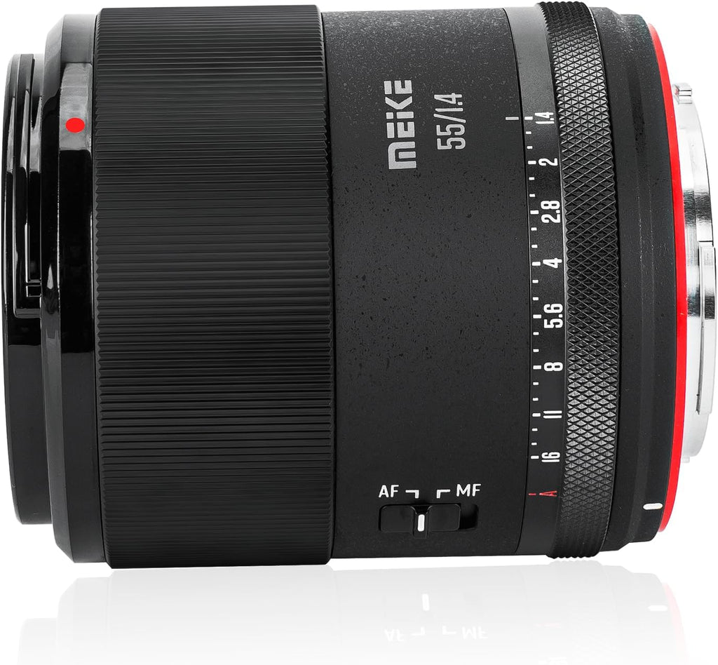 55Mm F1.4 Standard Aperture APS-C Frame STM Auto Focus Fixed Prime Portrait Lenses for Sony E Mount Mirrorless Cameras FX30 ZV-E10 ZVE10 II A6600 A6400 A5000 A5100 A6000 A6100 A6300 A6500 A6700