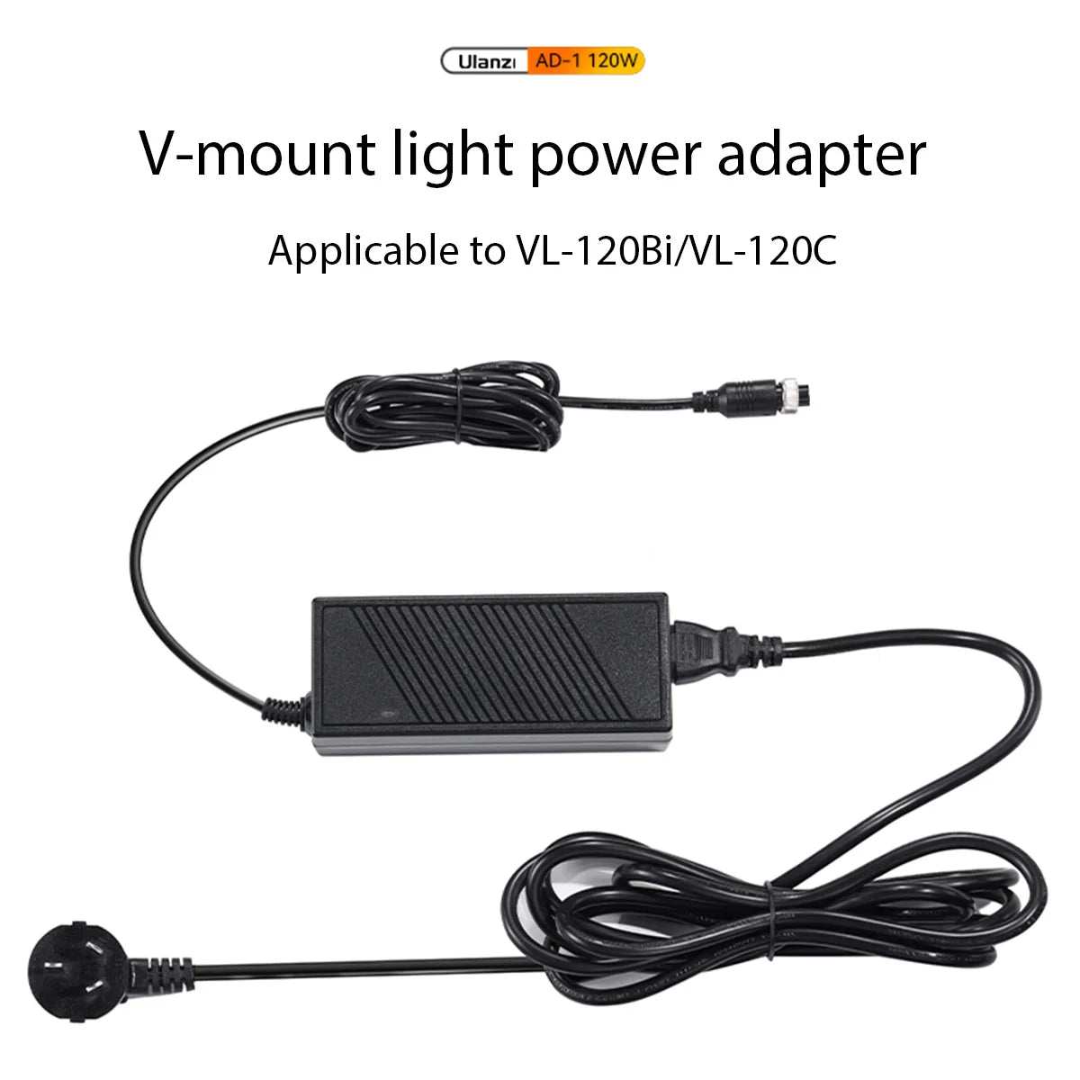 Ulanzi AD-1 V-Mount Power Adapter for Vl-120Bi/C - 120W - Visión Creativa 