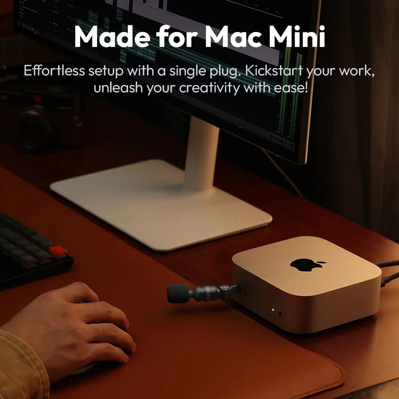 Ulanzi AM23 Type-C Mini Mic - Compact 360° Pickup Angle Mic microphones