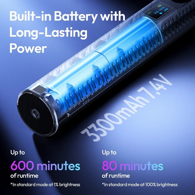 B15RGB 15W RGB Tube Light Magnetic Stick with 18W Overdrive Mode lights