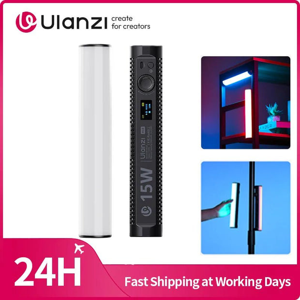 B15RGB 15W RGB Tube Light Magnetic Stick with 18W Overdrive Mode 2 Pcs lights