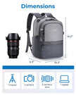 BAGSMART 2-In-1 Anti-Theft Camera Backpack for Sony Canon Nikon - Visión Creativa