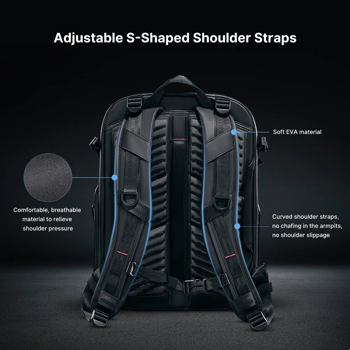 Ulanzi BP09 Camera Backpack - 22L Waterproof Travel Bag with Tripod Holder - Visión Creativa