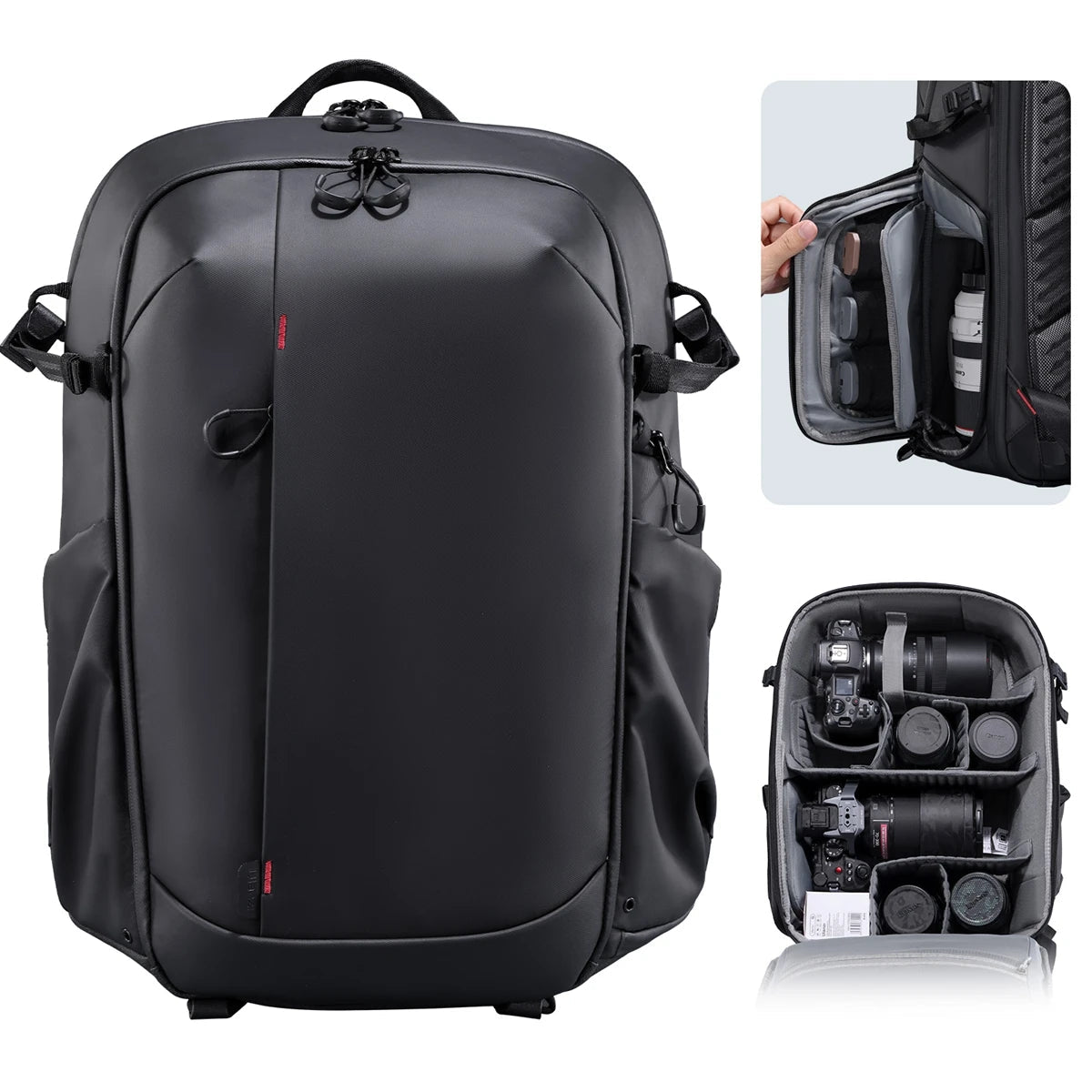 Ulanzi BP09 Camera Backpack - 22L Waterproof Travel Bag with Tripod Holder - Visión Creativa