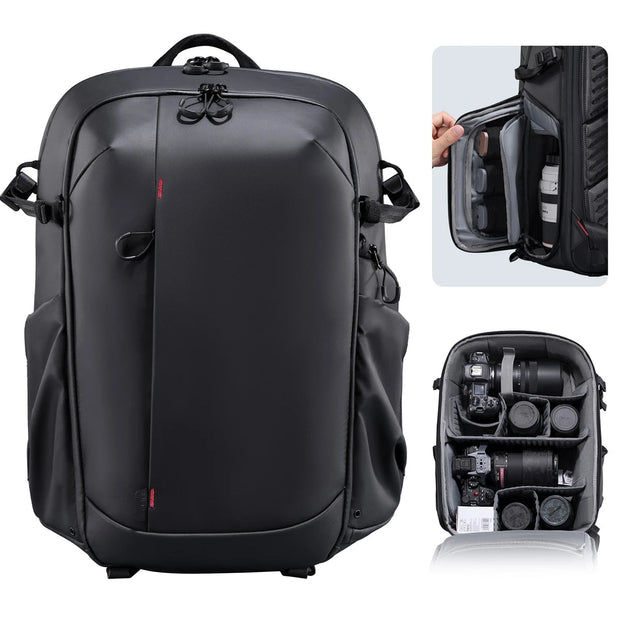 Ulanzi BP09 Camera Backpack - 22L Waterproof Travel Bag with Tripod Holder - Visión Creativa