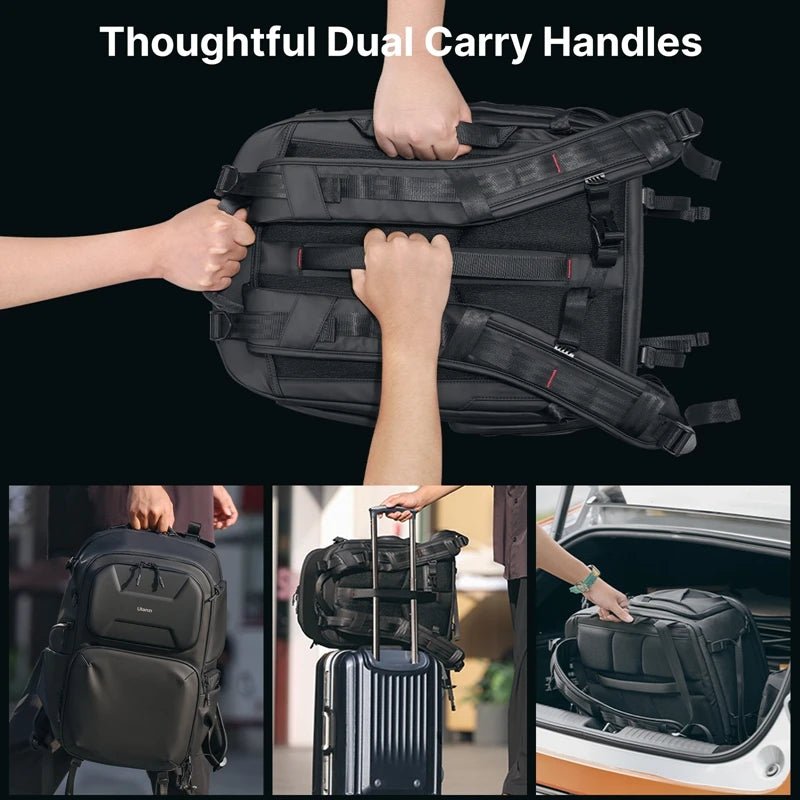 BP10 35L Hardshell Camera Backpack - Splash-Proof Photography Bag - Visión Creativa