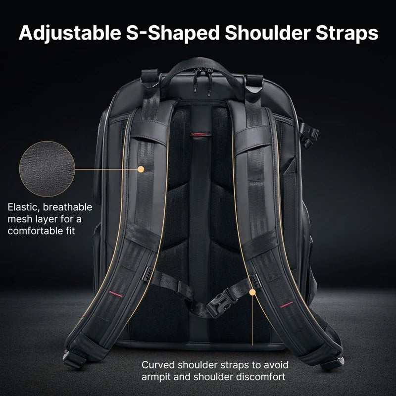 BP10 35L Hardshell Camera Backpack - Splash-Proof Photography Bag - Visión Creativa