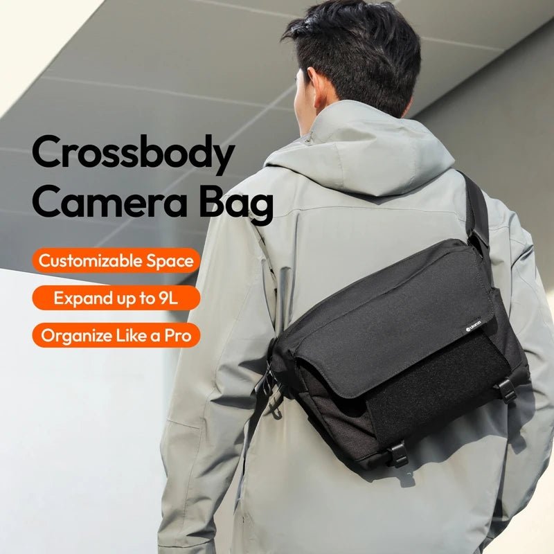 9L Capacity Crossbody Camera Bag for Sony Canon Nikon - BP11 9L - Visión Creativa