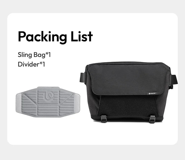 BP11 Camera Sling Bag Concept Shoulder 9L for Digital Canon/Nikon/Sony/Dji Drone Lightweight Travel DIY Photography Bags - Visión Creativa