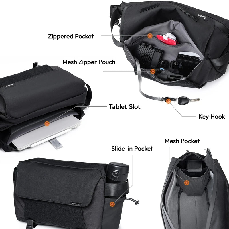 BP11 Camera Sling Bag Concept Shoulder 9L for Digital Canon/Nikon/Sony/Dji Drone Lightweight Travel DIY Photography Bags - Visión Creativa