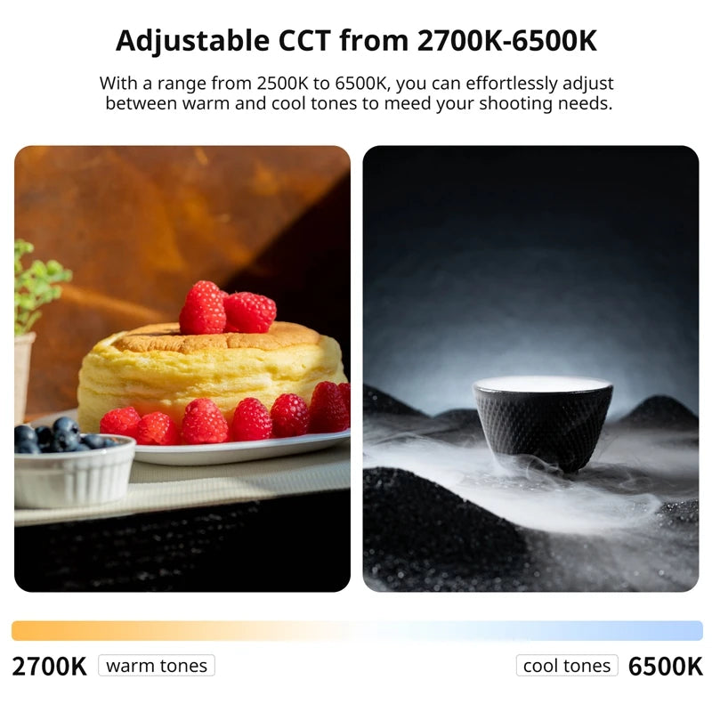 UA20 20W Bi-Color Inflatable Tube Light Wand Stick Foldable LED Video Light for Broadcasters Photography Live Streaming