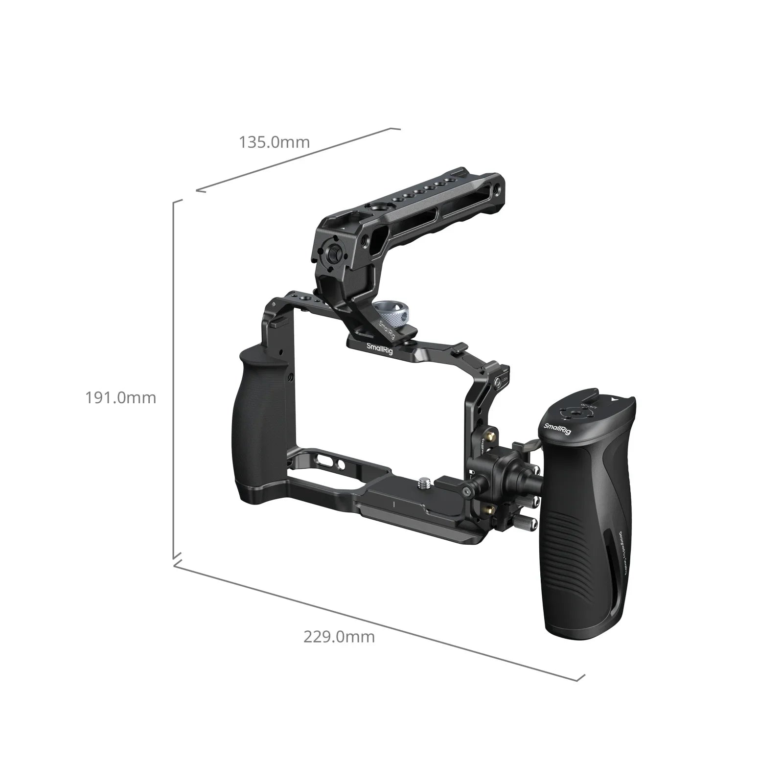 Cage Kit for Nikon ZR Advance Cage Kit with Top and Side Handles Professional Handheld Camera Accessory for Photography - Visión Creativa