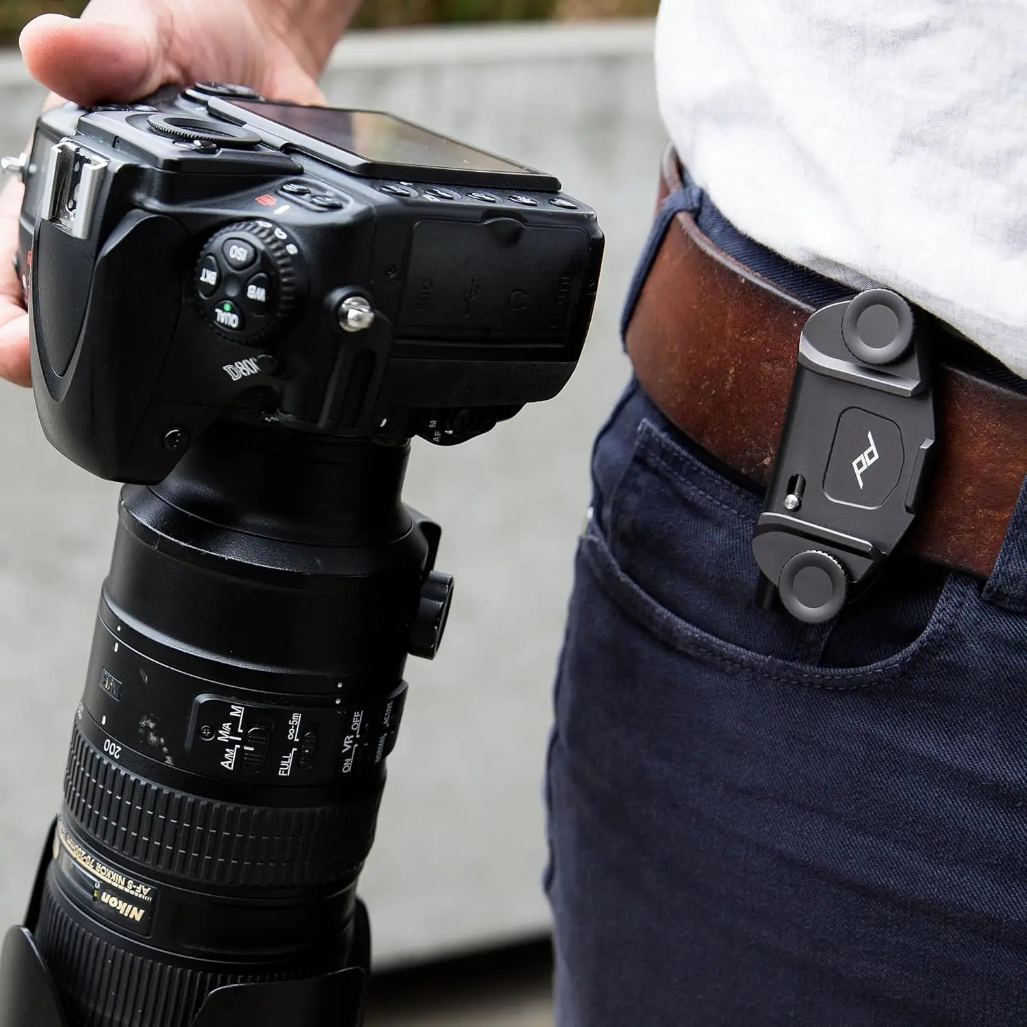 Camera Backpack Strap Clip Quick Release Kit for Backpack Straps V2, QR Plate Camera Tripod Mount Adapter Capture Camera Clip - Visión Creativa 