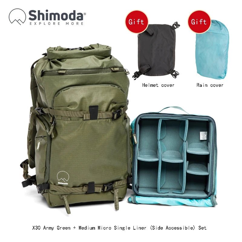Camera Kit Shoulder Camera Kit Professional Outdoor Micro SLR Ten Wooden Tower Wing Actionx30 X50 X70 - Visión Creativa
