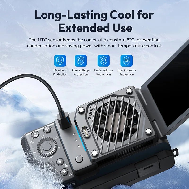 Ulanzi CUO1 Thermostatic Camera Cooler 2°C-5°C for Sony Canon Nikon - Visión Creativa